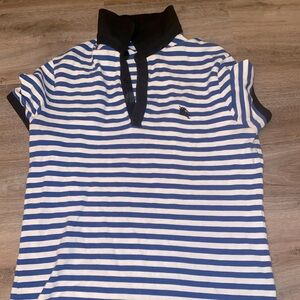 Men’s Navy Blue Burberry Polo
